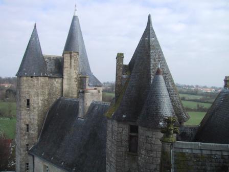 View from the roofs of the castle